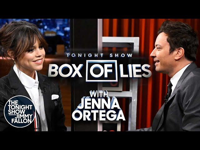 Box of Lies with Jenna Ortega | The Tonight Show Starring Jimmy Fallon class=