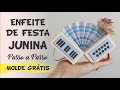 Enfeite para festa junina [FACIL DE FAZER]