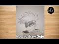How to draw Gojo | Gojo Satoru step by step | easy tutorial