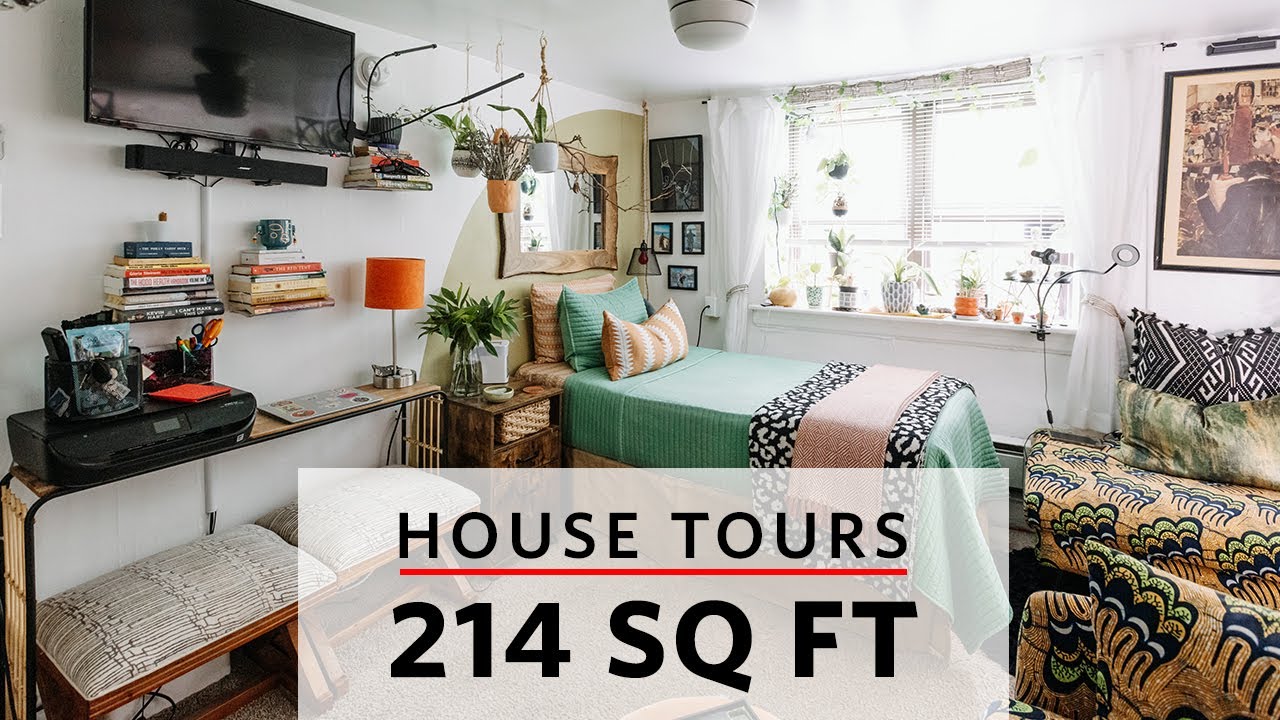 House Tours A 214 Sq Ft Afro bohemian Studio In Philadelphia YouTube House Tours A 214 Sq Ft Afro bohemian Studio In Philadelphia YouTube