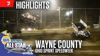 Ohio Sprint Speedweek | All Star Circuit of Champions at Wayne County Speedway 6/15/26 | Highlights