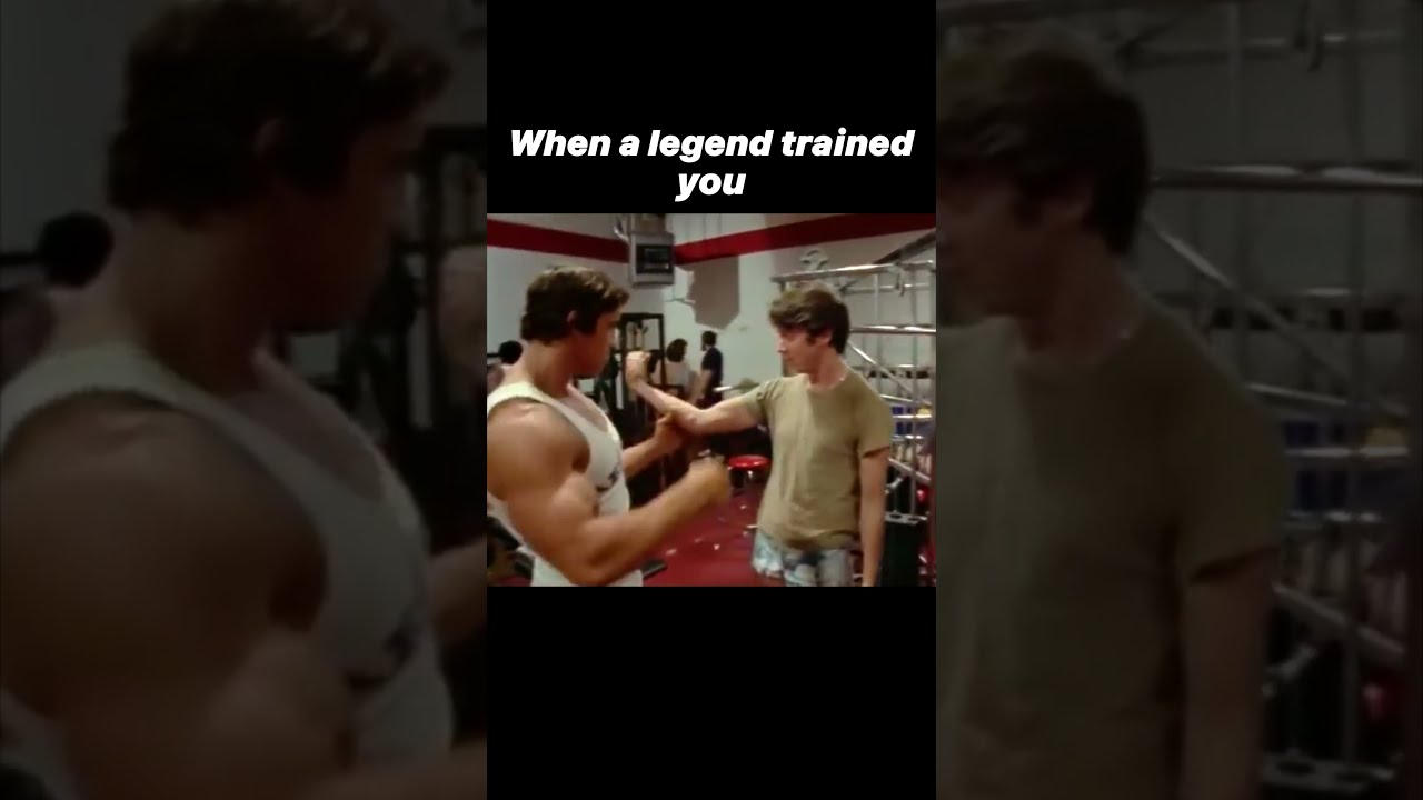 WHEN A LEGEND TRAINED YOU Shorts Gym Bodybuilder Arnold