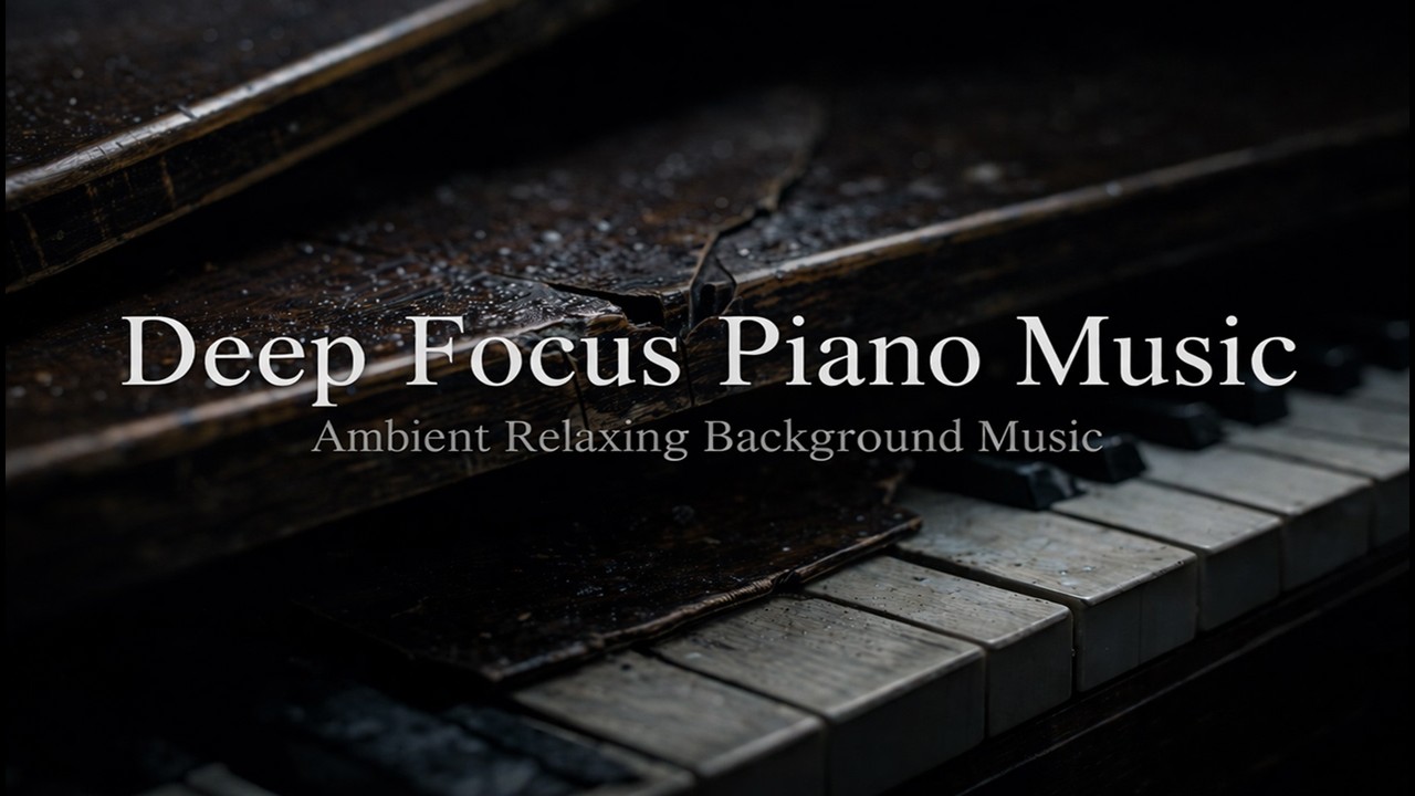 Deep Focus Piano 🎧 Ambient Background Music for Studying, Reading, Work ...