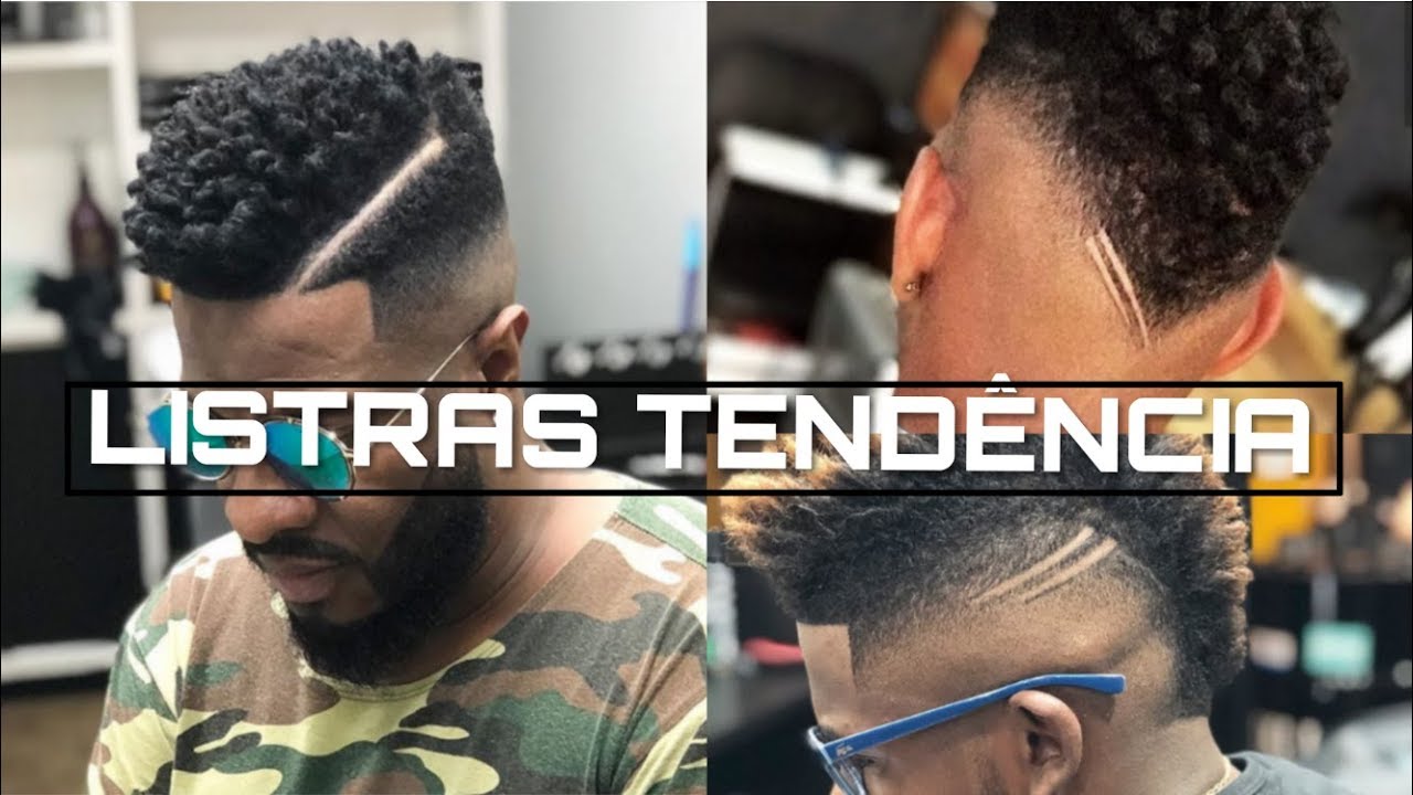 corte de cabelo masculino com listra 2018