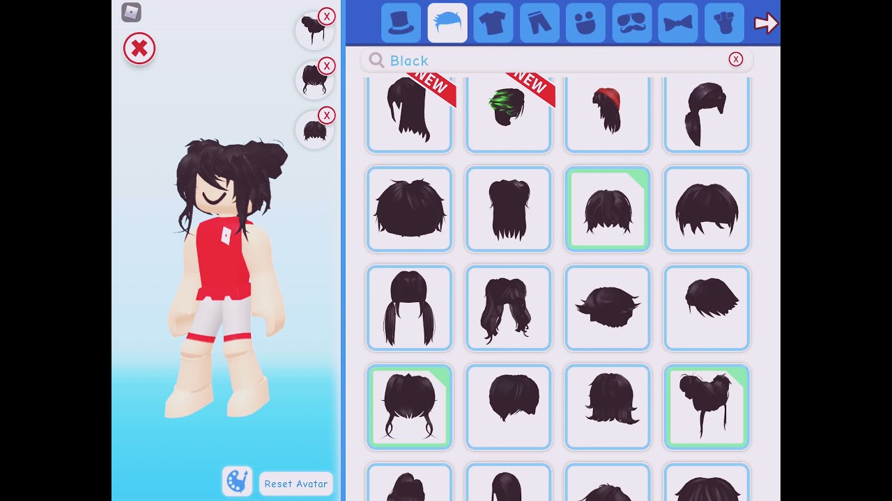 Some hair combos! // just done it in meepcity since I can’t put ...