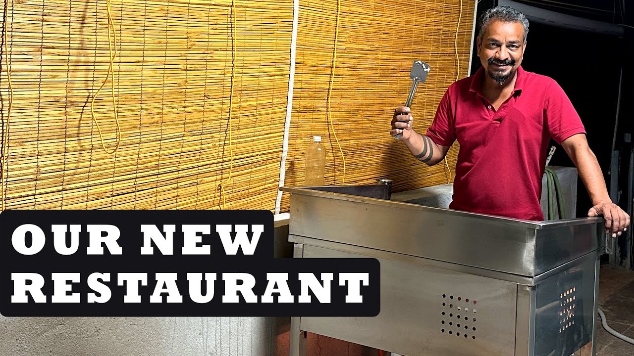 Our New OUTDOOR KITCHEN SETUP FLAT TOP GRILL Garden Cooking