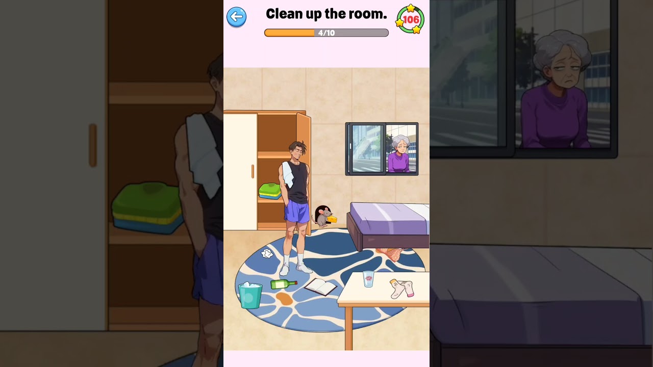 Brainy Prankster | Level 19 | Help Clean the Room | Game Walkthrough