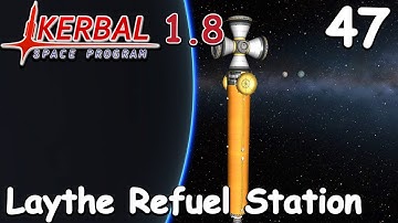 Laythe Refuelling Station - KSP 1.8 - Science Game - Let