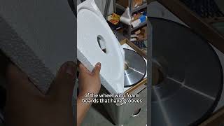 Quality inspection process of aluminum-based cubic boron nitride (CBN) grinding wheel