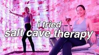 I tried Salt Cave Halotherapy and here's EVERYTHING you need to know