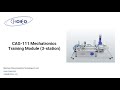 [CHOIEO] CAG-111 Mechatronics Training Module (3-station)