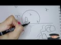 Amazing art drawings  childrens simple strokes tutorial hear a song and want to draw a pic