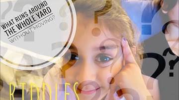 What runs around the whole yard without moving?