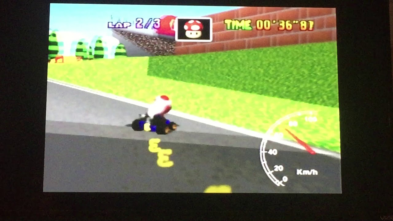 Mk64 Mario Raceway MK64 Mario Raceway SC 3lap 1:00.99 PAL - YouTube