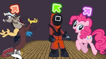 FNF Character Test  Gameplay VS Playground l VS DISCORD l VS SQUID GAME l VS PINKIE