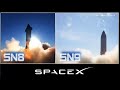 SpaceX High Altitude Flight Tests Side by Side (SN8-SN9)