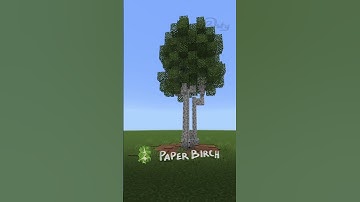 Custom Trees | Minecraft Bedrock #shorts