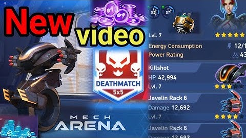 EPIC New Mech Arena Game: Slingshot Robot vs Javelin Rack!  #dsnmag