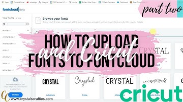 How to upload fonts to Fontcloud Part 2