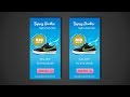 Shoe Ads Web Banner Design - Photoshop Tutorial