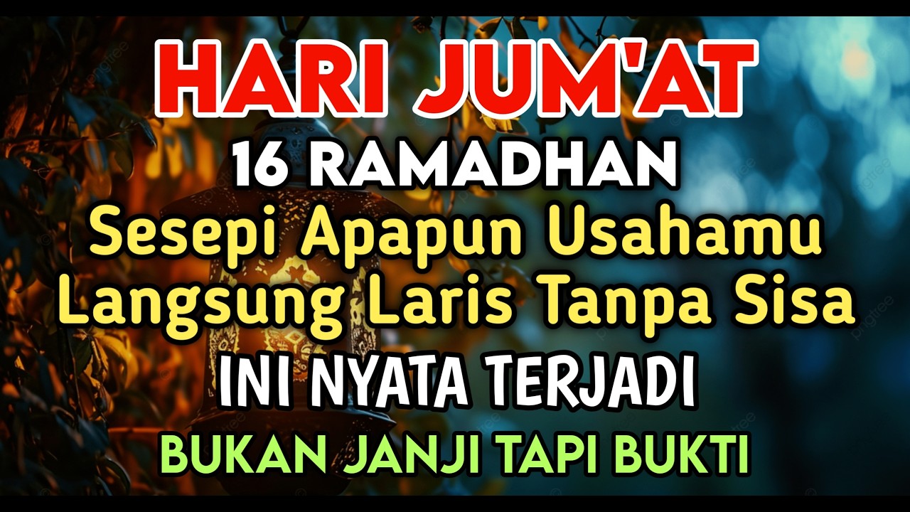 BISMILLAH KUNFAYAKUN🤲🤲SESEPI APAPUN USAHA,BISA DILARISKAN DENGAN AYAT INI | SEMOGA MENDAPAT BERKAH