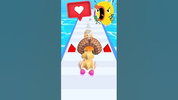 Bakery stack runner 8 🍑 Pro vs noob gameplay #gaming #games #shorts