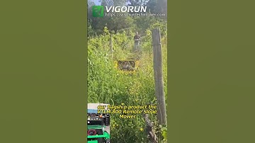 #shorts Vigorun RC track-mounted grass trimmer made to make your life easier!