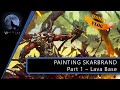 Painting warhammer skarbrand  part 1 lava base