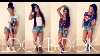 Street Style Lookbook Nº 1 Estilo Swag Shorts Jeans De Cintura Alta E Suspensório