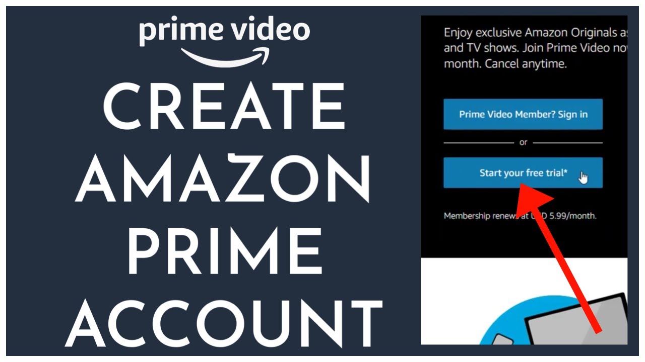 How To Create Amazon Prime Video Account (2023) | Amazon Prime Sign Up (Quick & Easy)