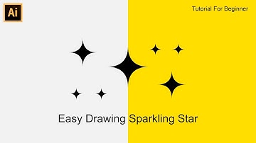 Simple Twinkling Star Icon Trick - Adobe Illustrator Tutorial
