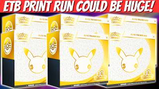 Huge Print Run Rumors For The 30th Anniversary ETBs?! @Itwasneveraphasecards