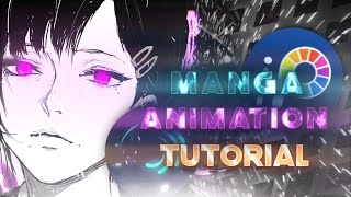 How to make manga animation on alight motion (tutorial)