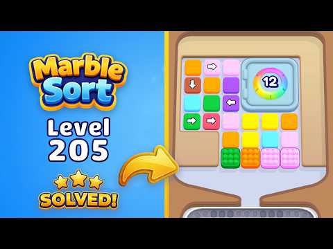 Marble Sort Level 205 Walkthrough & Solution