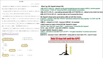 JLPT N3 2024年 July Fill Blanks Questions Part-8