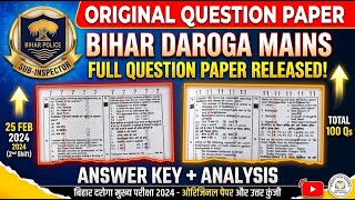BIHAR SI MAINS-1799 ORIGENAL QUESTION PAPER  WITH ANSWER
