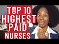 HIGHEST PAID NURSES UK🇬🇧 | Top 10 highest paid nurses in the UK | UK Nurse Salary 2021 | Lynda Eze