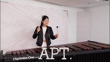 ROSÉ & Bruno Mars - APT. / Marimba cover