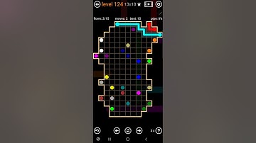How To Solve Flow Free Amoeba Pack Level 124 13x18 Board Walk Through Solution Walkthrough