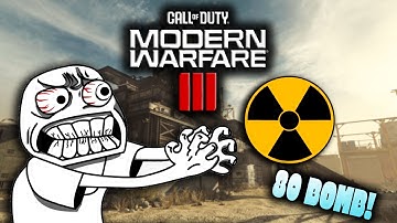 MW3 BETA RUST GAMEPLAY - "80 BOMB AND NUKE CHOKE!" w/ Hazzahh