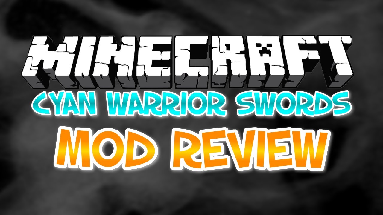 Minecraft Mod Review - Cyan Warrior Swords Mod - YouTube