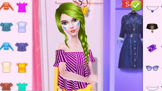 Shopping Mall Style Girl Game - Spa Makeup, Dress Up, Color Hairstyles & Design Game For Girls screenshot 3