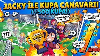 JACKY İLE +30 KUPA VE EFSANE GOLLER! ⚽🔥 | Brawl Stars