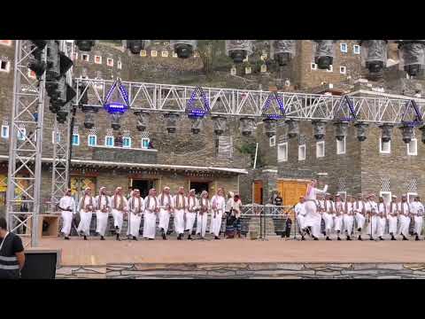 فرقة رجال ألمع في مهرجان رجال الطيب 2019