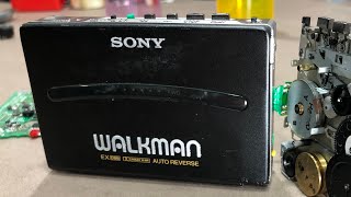 SONY WM-190 Walkman Cassette Player การซ่อมแซมการซ่อมแซมการฟื้นฟู