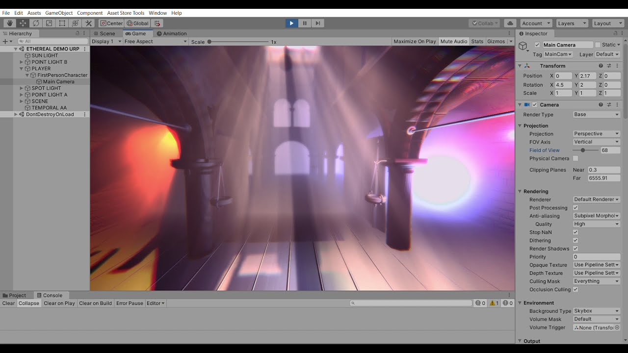 Ethereal URP 2022 - Volumetric Lighting & Fog, video preview 87