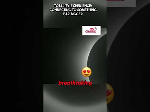 Totality Experience: Connecting to something far bigger #shorts #bbc #news #solareclipse