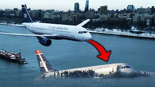 Samolot ląduje na rzece w centrum Nowego Jorku