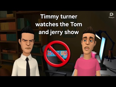 Timmy Turner Watches The Tom And Jerry Show Grounded 