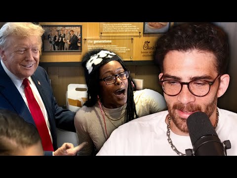 Thumbnail for Trump Roasts Biden and Makes Chick-Fil-A Great Again | HasanAbi reacts